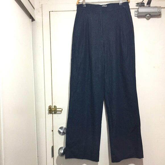 BABATON HIGH RISE PLEATED FRONT JEANS SIZE 4 - Picture 2 of 10